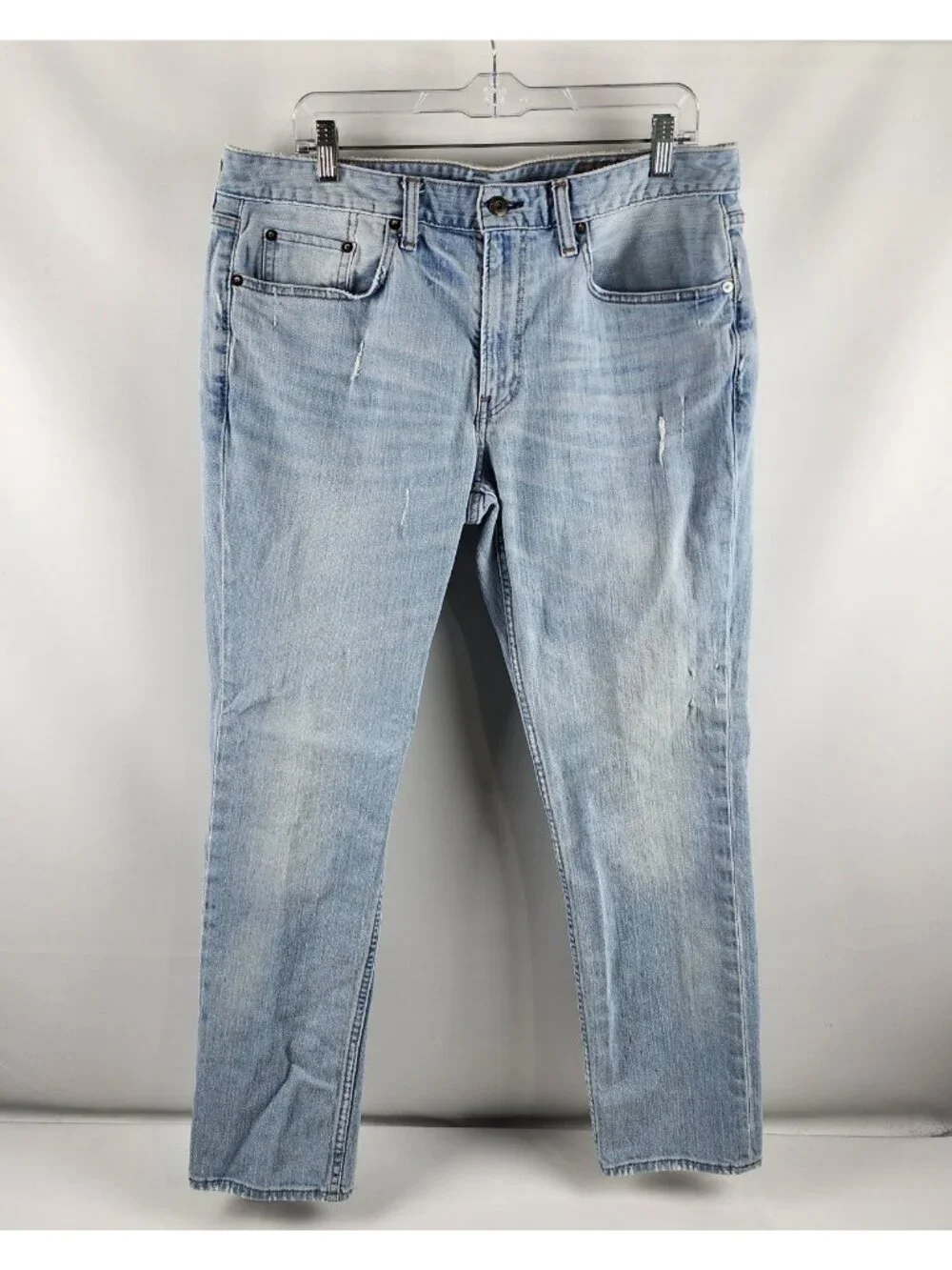 Bonobos Jeans Mens 36x30 The Blue Jean Slight Distress 5-Pocket Denim